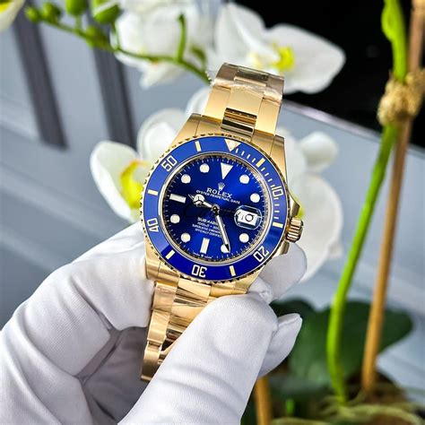 rolex submariner yellow gold replica|rolex submariner gold for sale.